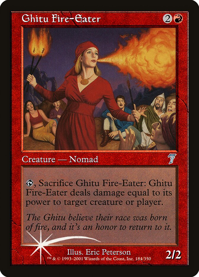 Ghitu Fire-Eater (7ED-184★) (Foil)