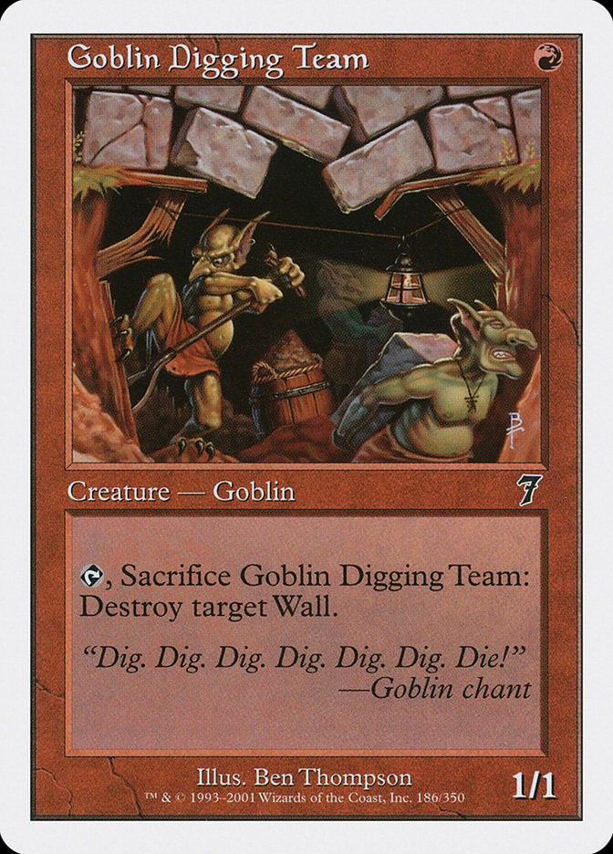 Goblin Digging Team (7ED-186)