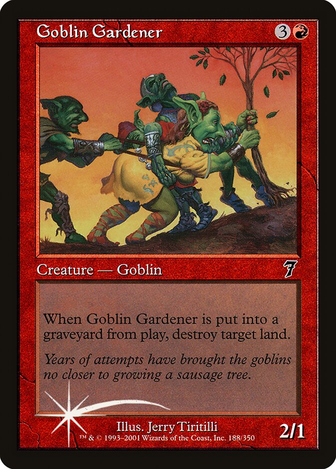 Goblin Gardener (7ED-188★) (Foil)