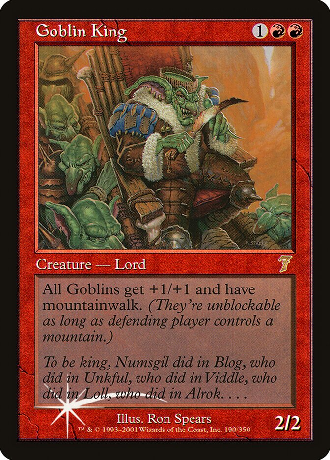 Goblin King (7ED-190★) (Foil)
