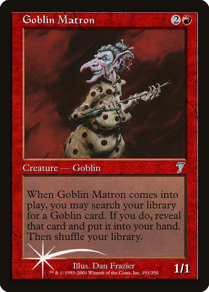 Goblin Matron (7ED-191★) (Foil)