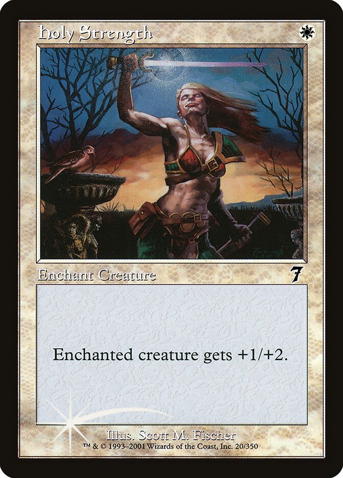 Holy Strength (7ED-020★) (Foil)