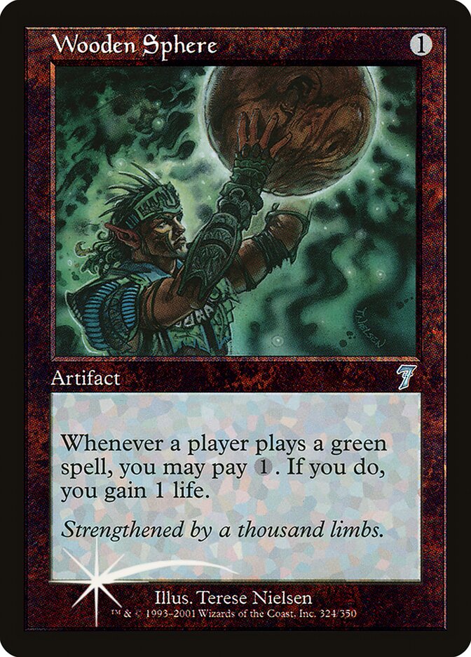 Wooden Sphere (7ED-324★) (Foil)