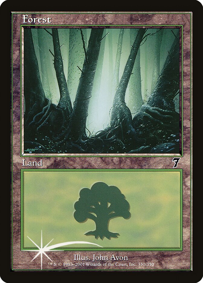 Forest (330) (7ED-330★) (Foil)