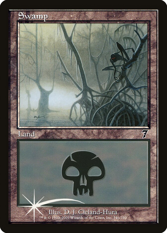 Swamp (346) (7ED-346★) (Foil)
