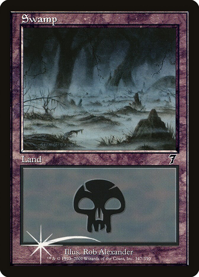 Swamp (347) (7ED-347★) (Foil)