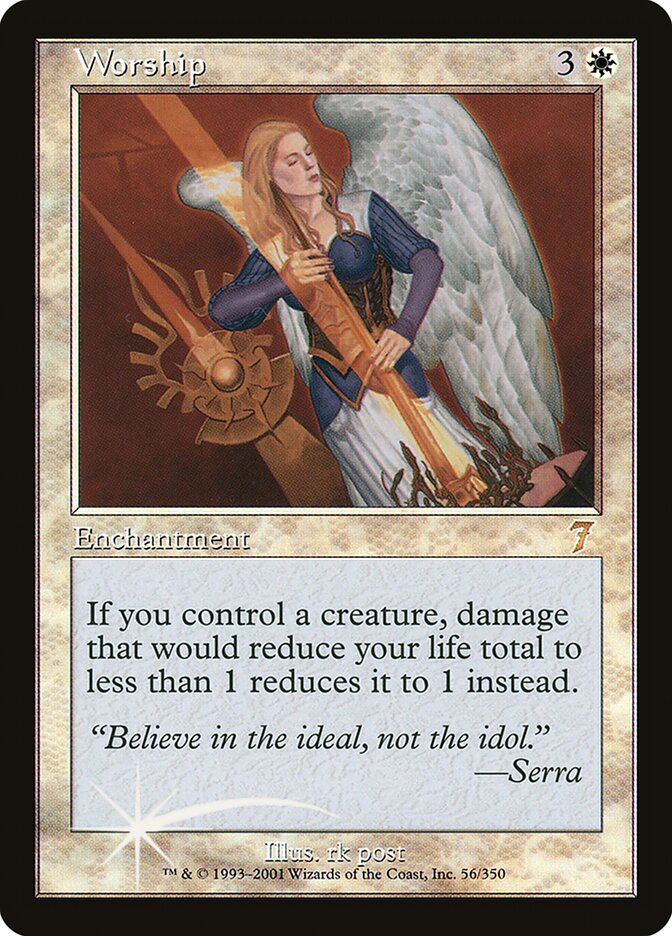 Worship (7ED-056★) (Foil)