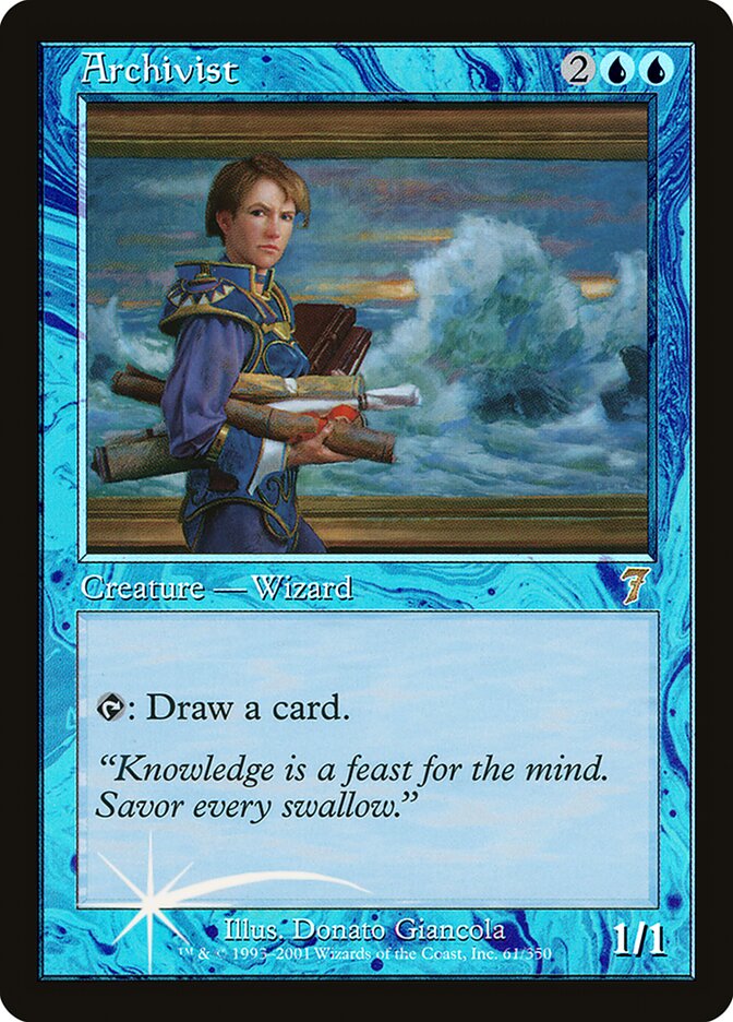 Archivist (7ED-061★) (Foil)