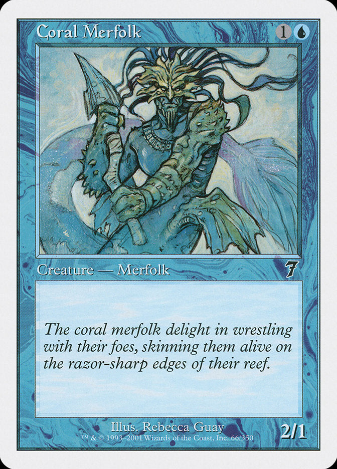 Coral Merfolk (7ED-066)