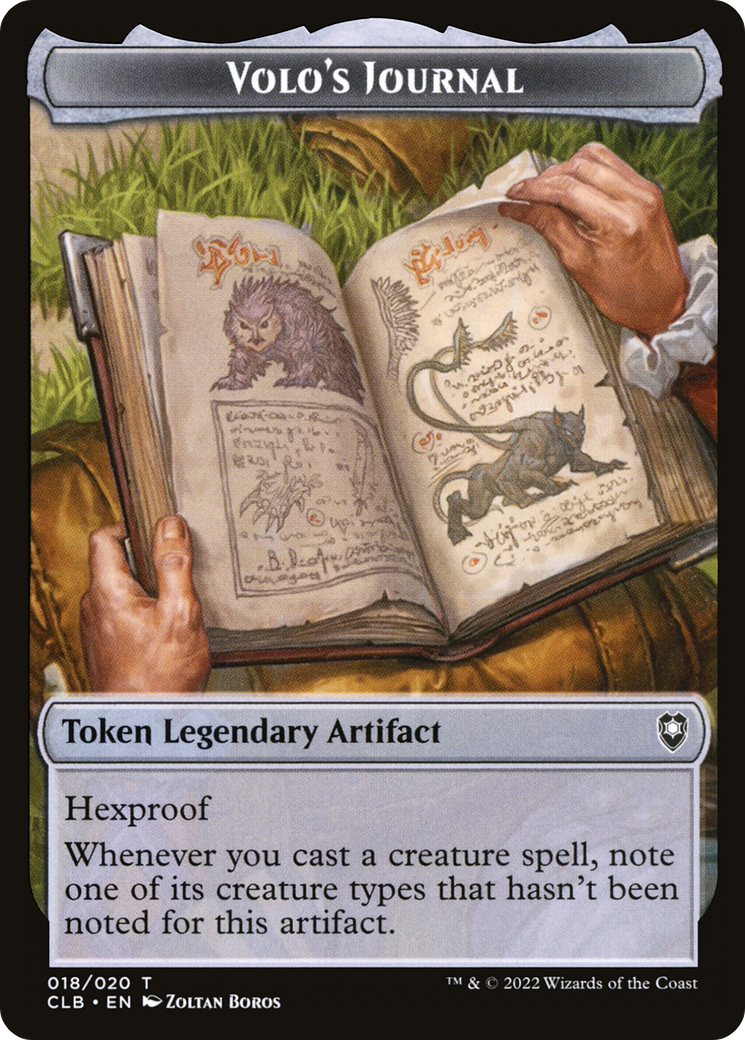 Volo's Journal Token (CLB-018)