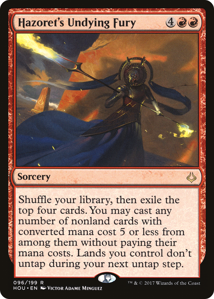 Hazoret's Undying Fury (HOU-096) (Foil)