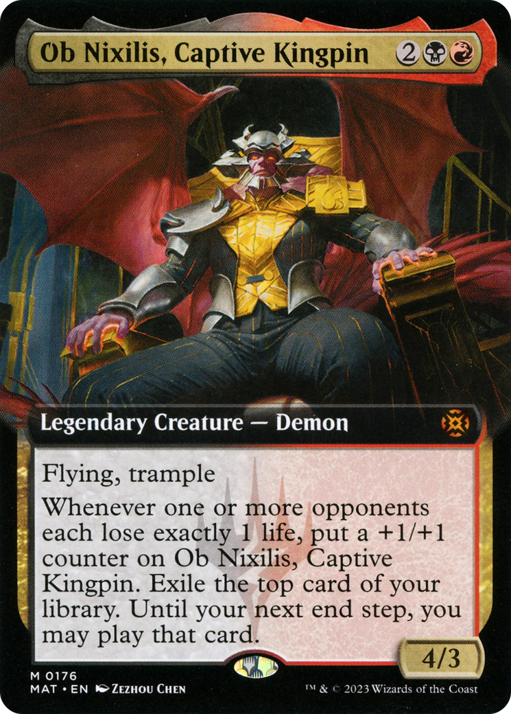 Ob Nixilis, Captive Kingpin (MAT-176) (Extended Art) (Foil)