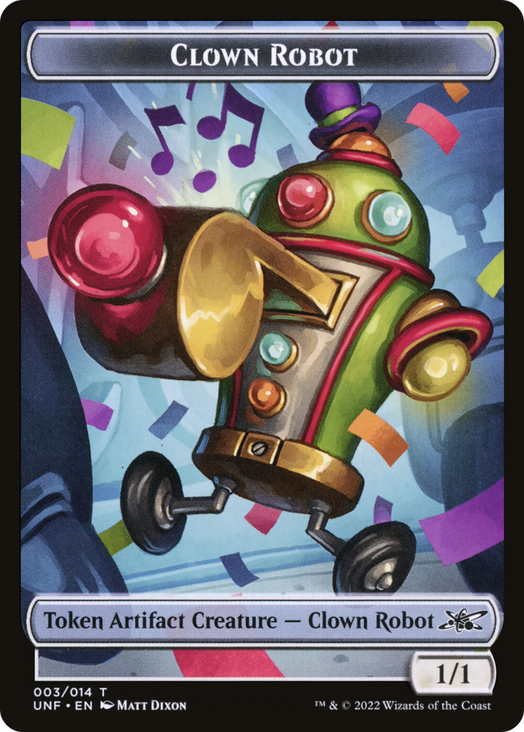 Clown Robot Token (UNF-003) (Foil)