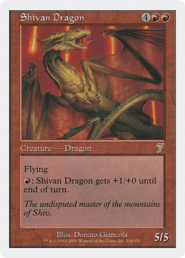 Shivan Dragon (7ED-218)
