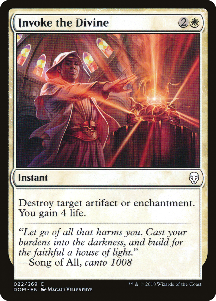 Invoke the Divine (DOM-022) (Foil)