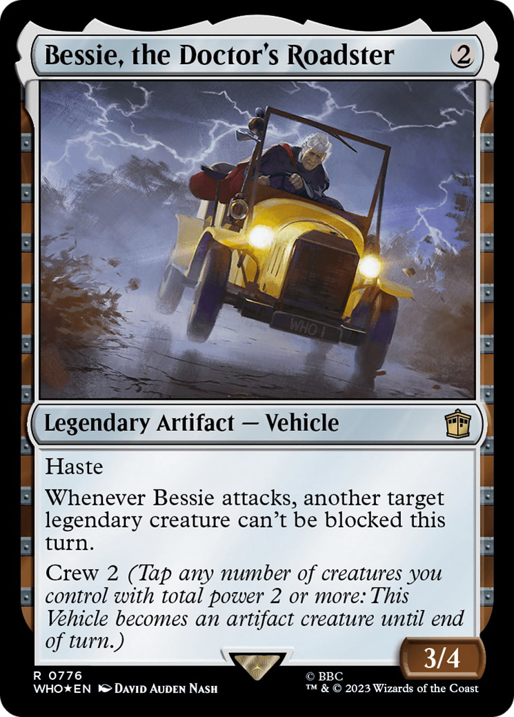 Bessie, the Doctor's Roadster (WHO-776) (Surge Foil)