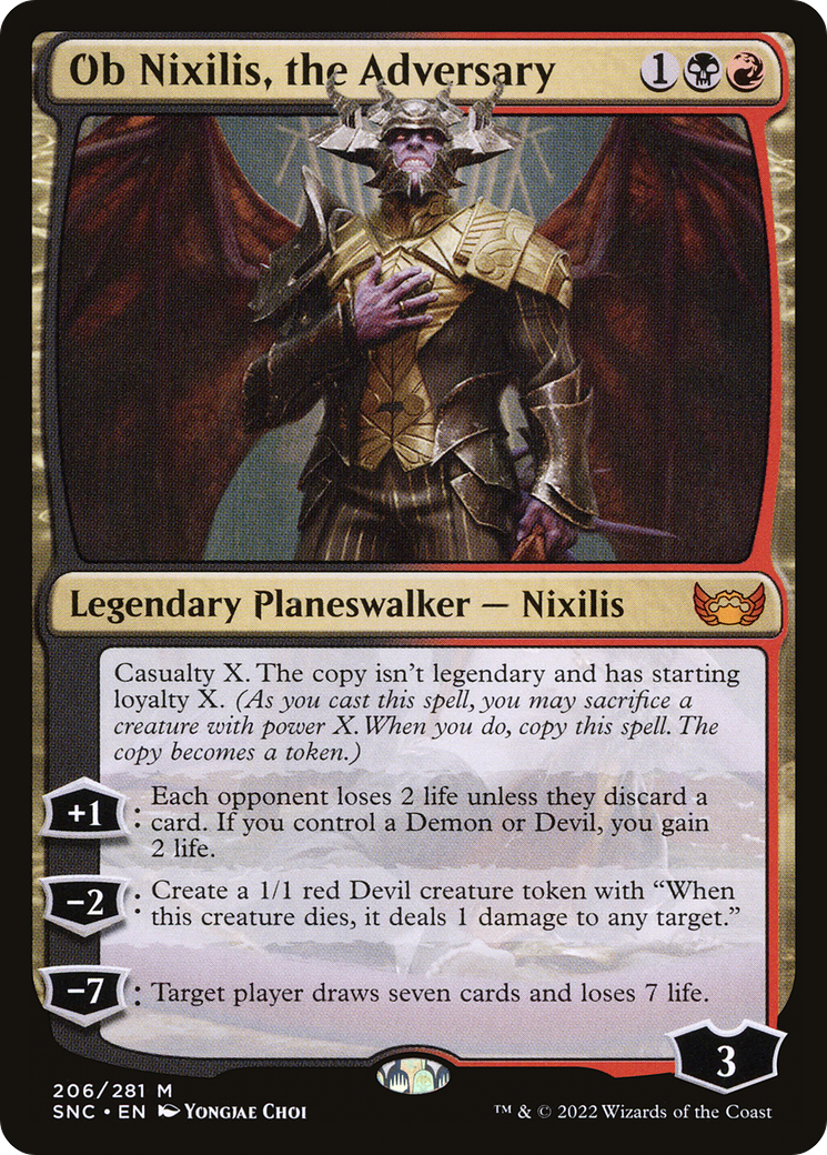 Ob Nixilis, the Adversary (SNC-206)