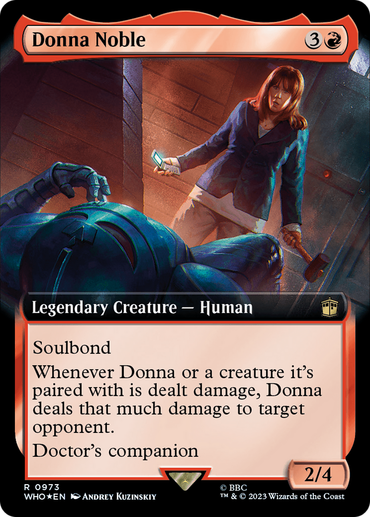 Donna Noble (WHO-973) (Extended Art) (Surge Foil)