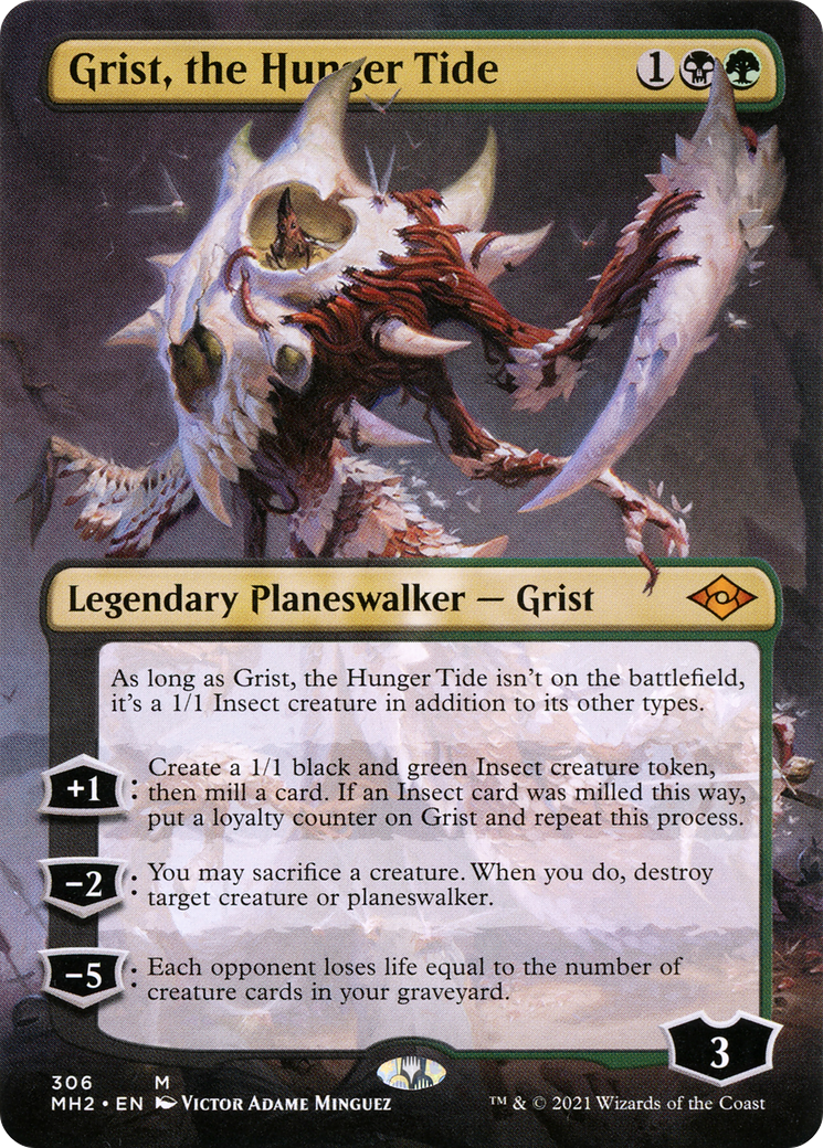 Grist, the Hunger Tide (MH2-306) (Borderless) (Foil)