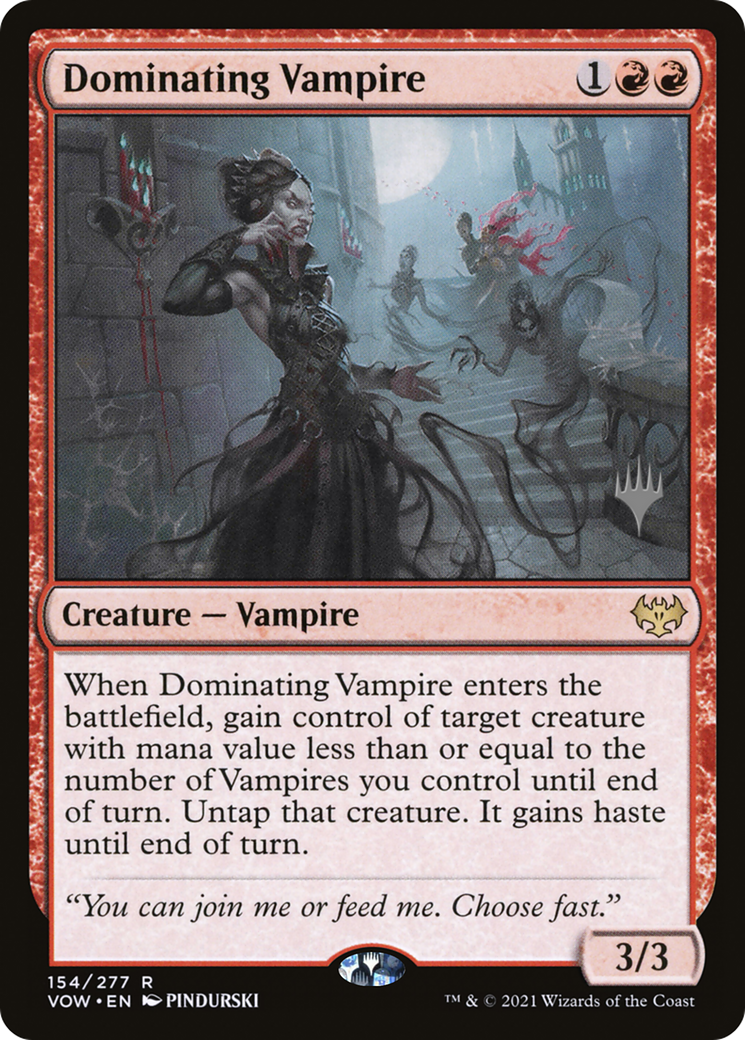 Dominating Vampire (PPNEO-154P) (Foil)