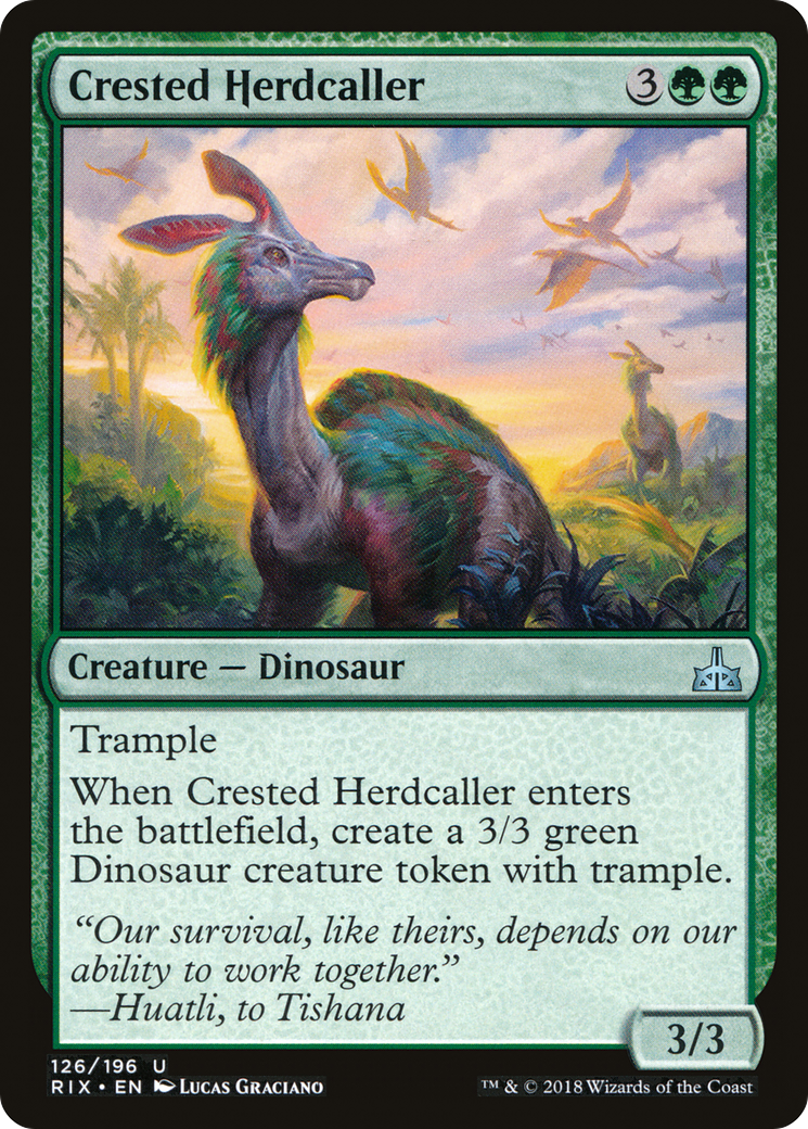Crested Herdcaller (RIX-126) (Foil)