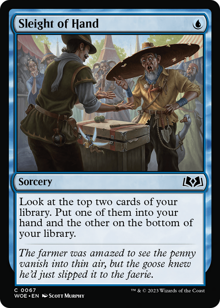 Sleight of Hand (WOE-067) (Foil)