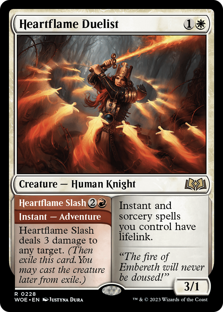 Heartflame Duelist // Heartflame Slash (WOE-228)