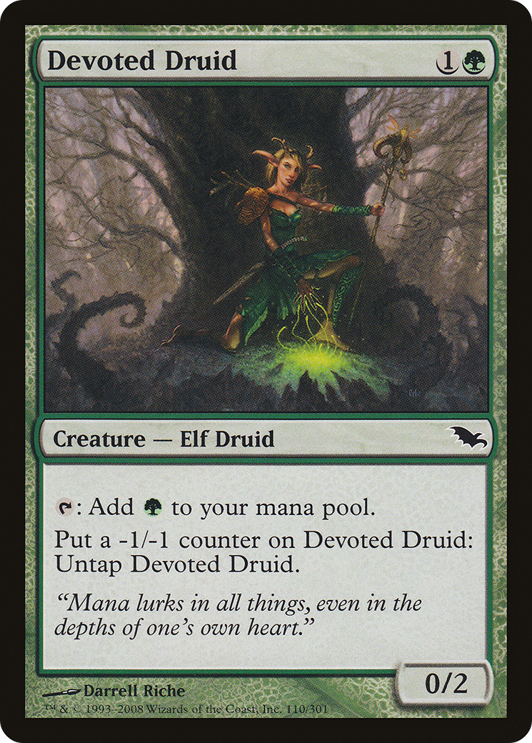Devoted Druid (SHM-110) (Foil)