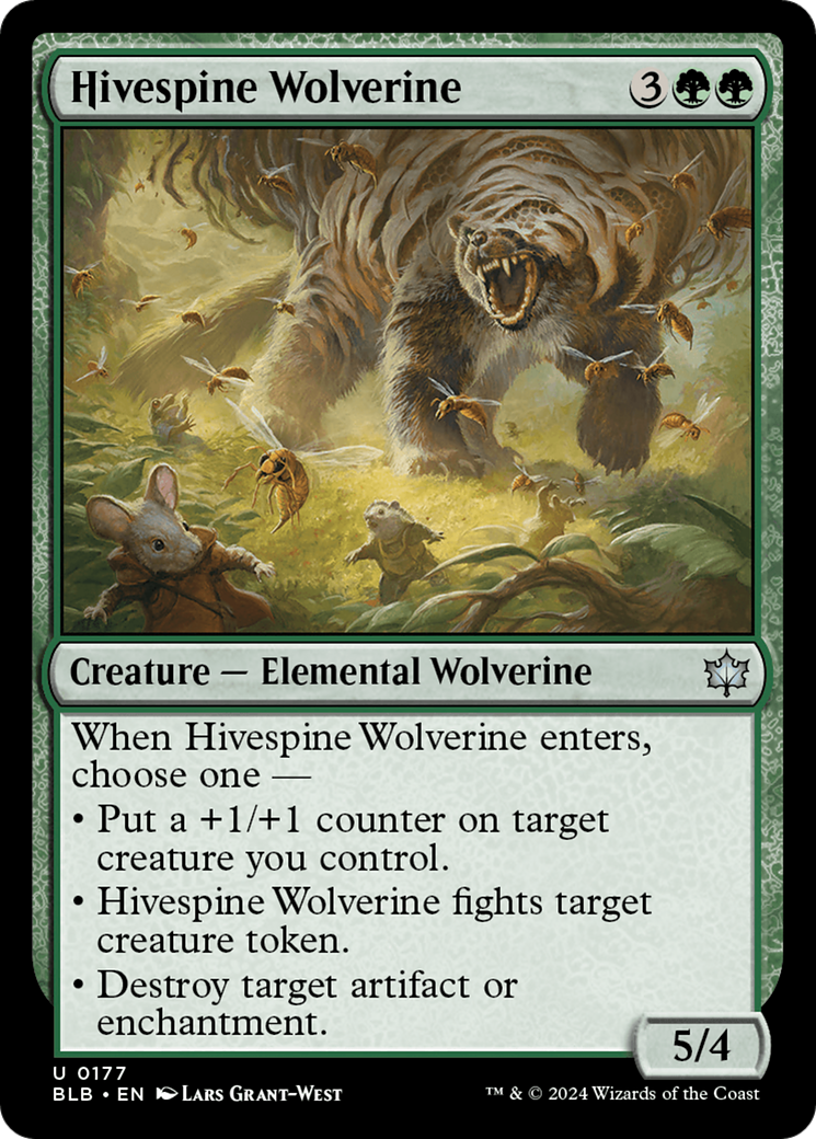 Hivespine Wolverine (BLB-177) (Foil)