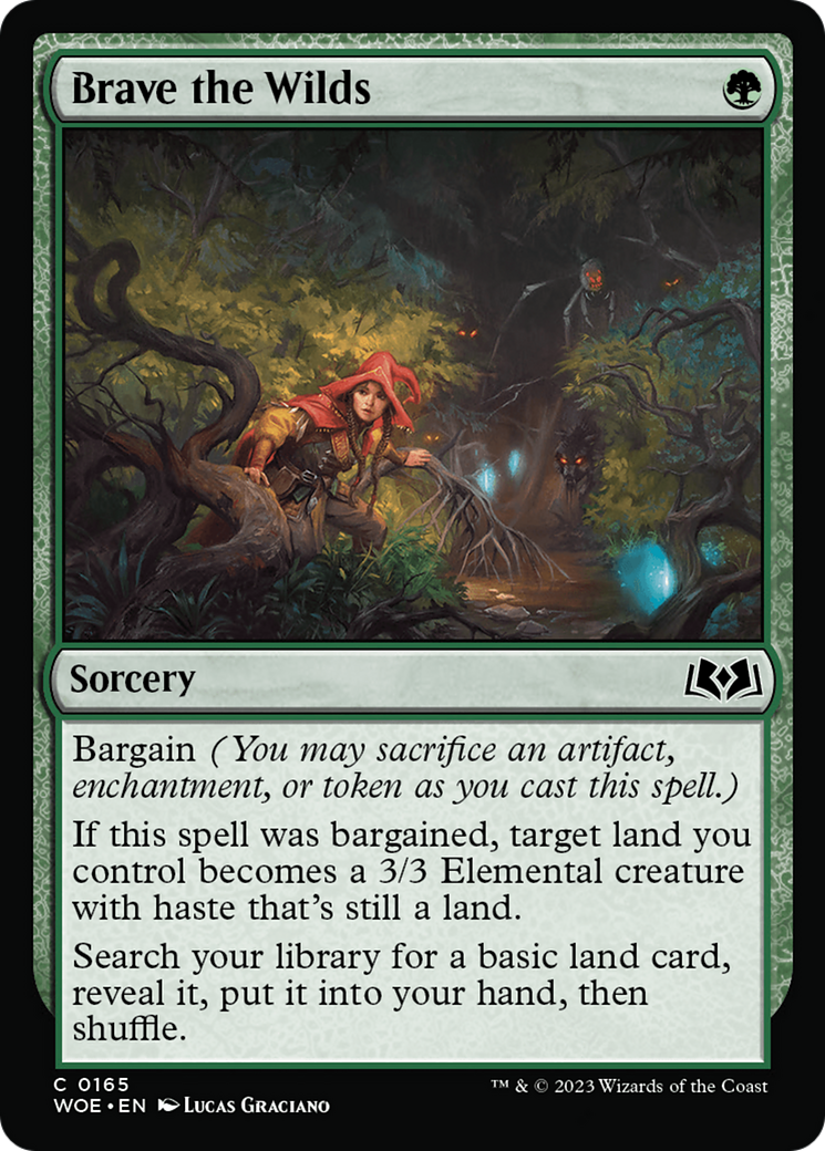 Brave the Wilds (WOE-165) (Foil)