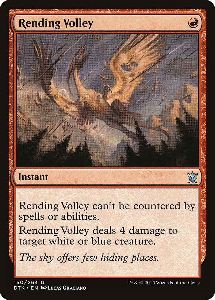 Rending Volley (DTK-150) (Foil)