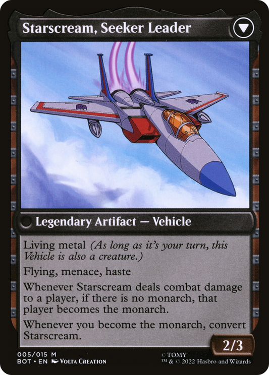 Starscream, Power Hungry // Starscream, Seeker Leader (BOT-005) (Foil)