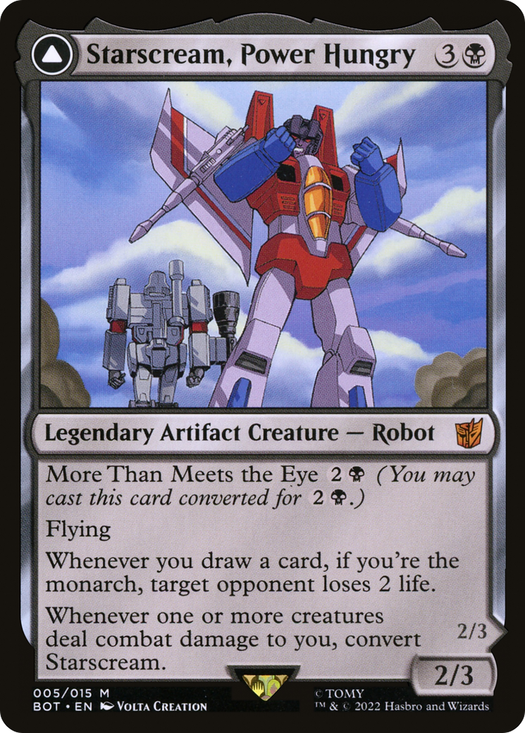 Starscream, Power Hungry // Starscream, Seeker Leader (BOT-005)