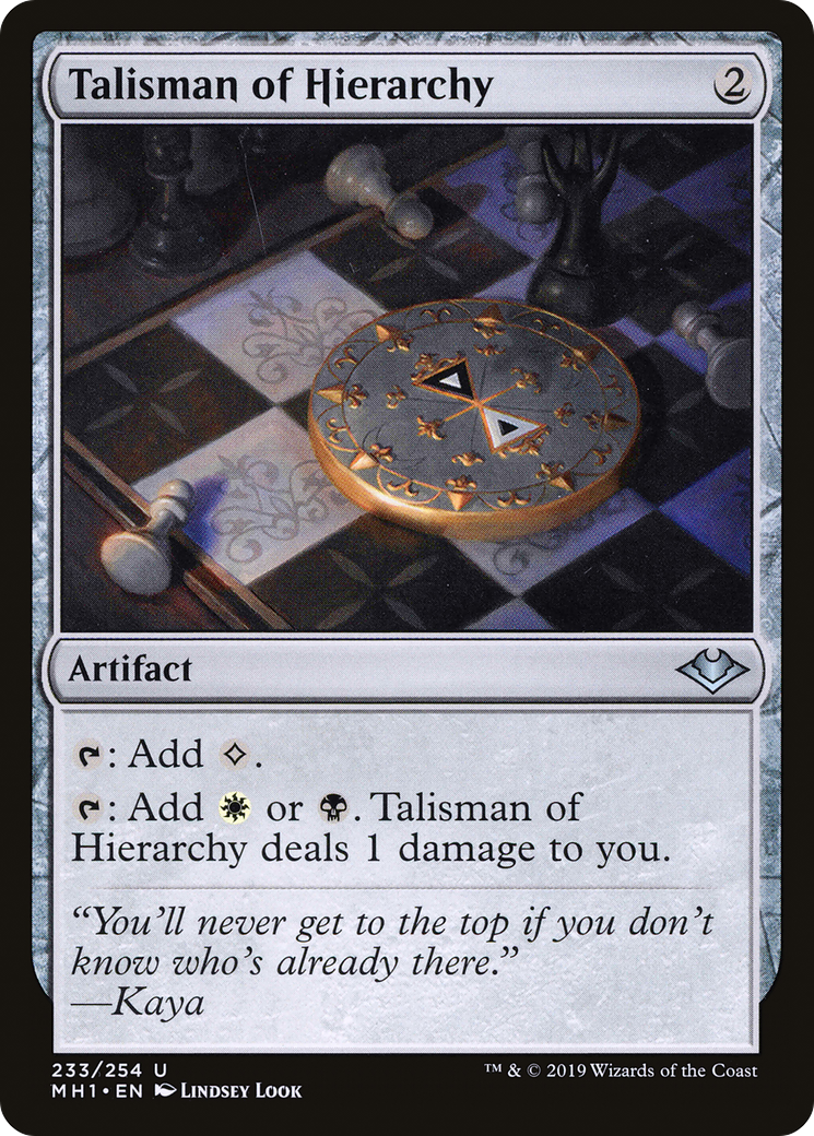 Talisman of Hierarchy (MH1-233) (Foil)