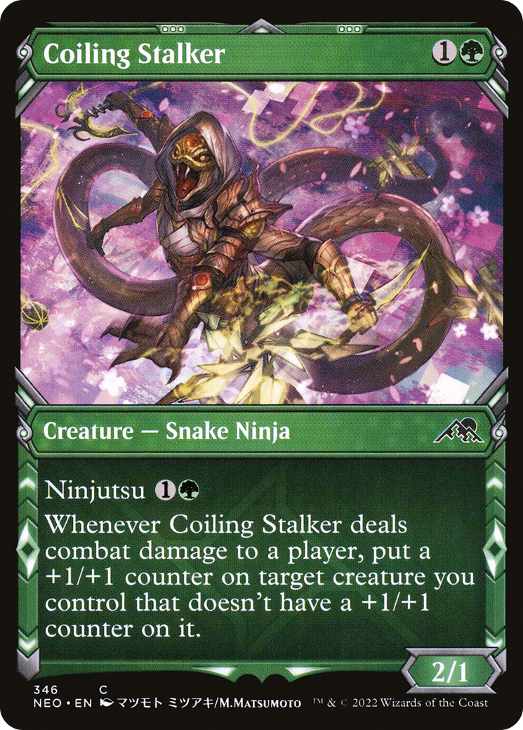 Coiling Stalker (NEO-346) (Showcase) (Foil)
