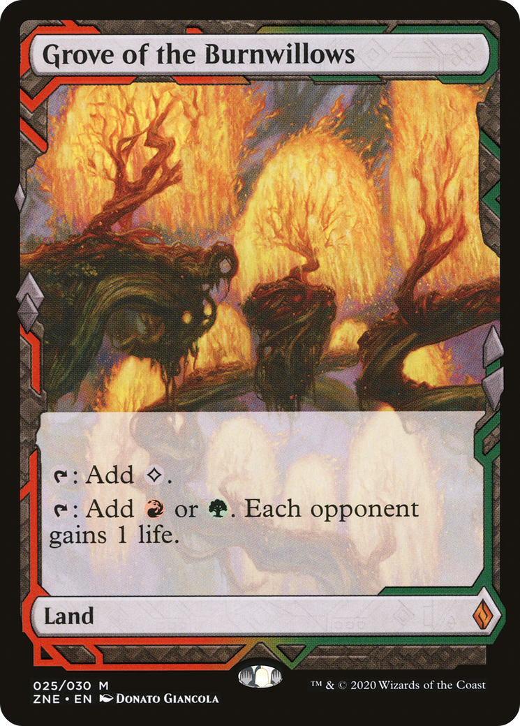 Grove of the Burnwillows (ZNE-025) (Foil)