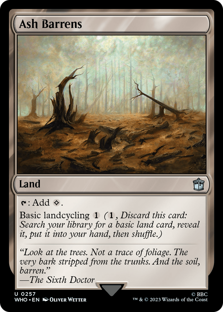 Ash Barrens (WHO-257) (Foil)