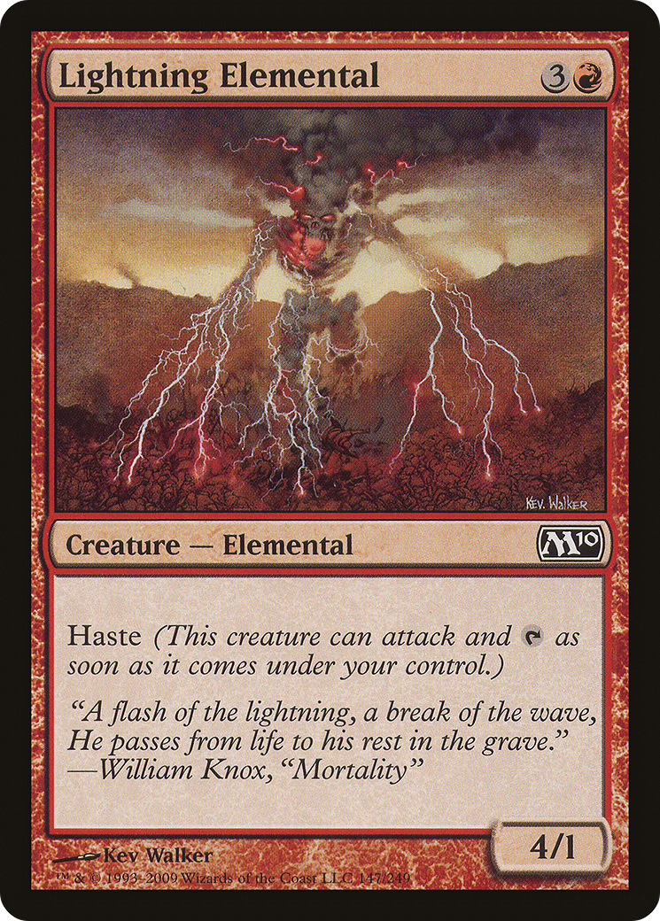 Lightning Elemental (M10-147)