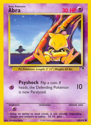 Abra (LC-067) (Reverse Holofoil)