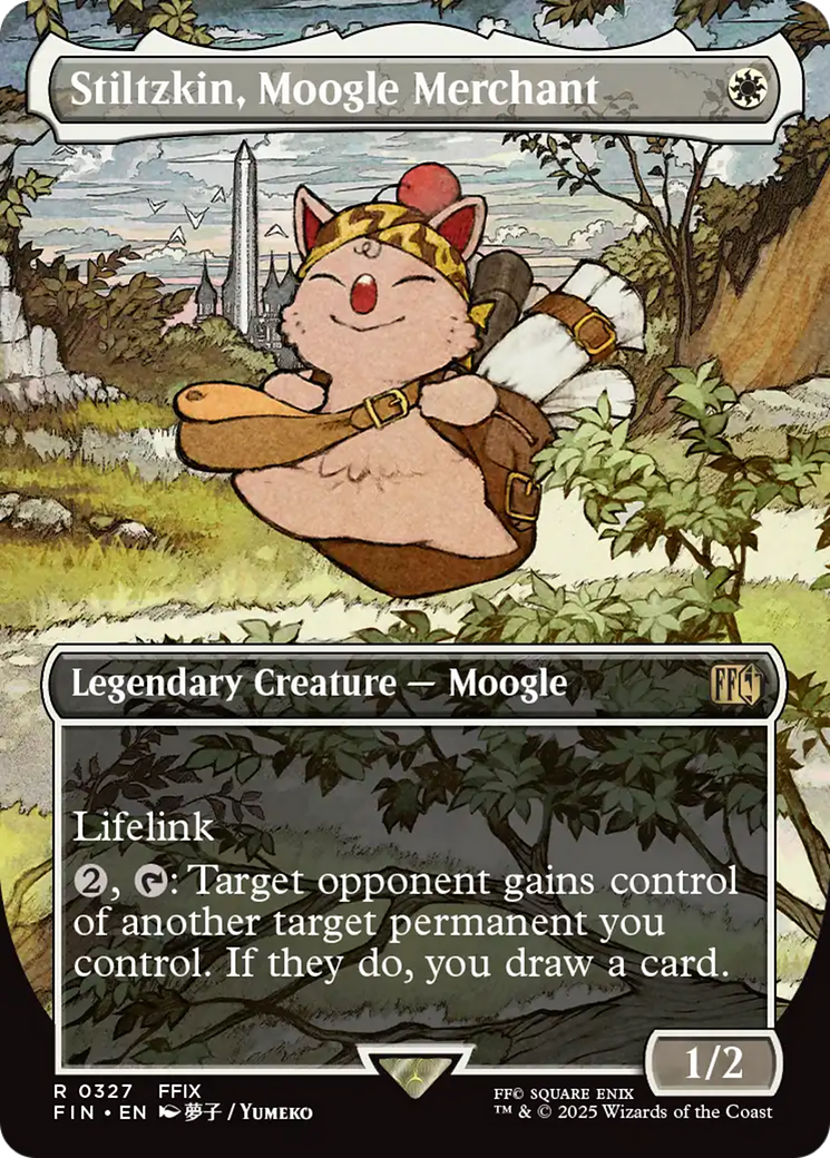 Stiltzkin, Moogle Merchant (FIN-327) (Borderless) (Foil)