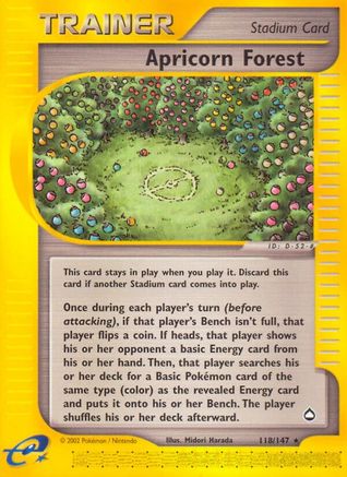 Apricorn Forest (AQ-118) (Reverse Holofoil)