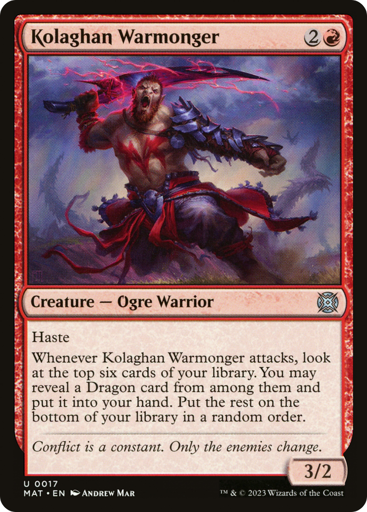 Kolaghan Warmonger (MAT-017)
