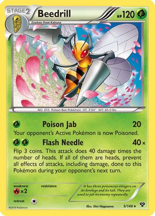 Beedrill (XY-005) (Reverse Holofoil)