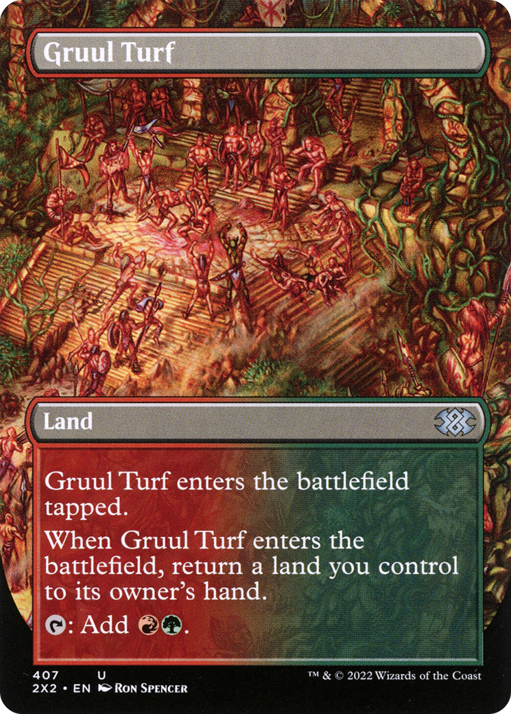 Gruul Turf (2X2-407) (Borderless) (Foil)