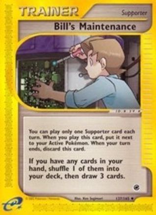 Bill's Maintenance (EX-137)