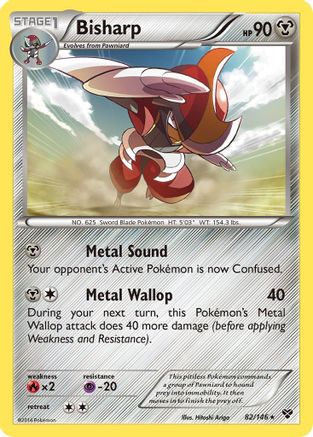 Bisharp (XY-082) (Reverse Holofoil)