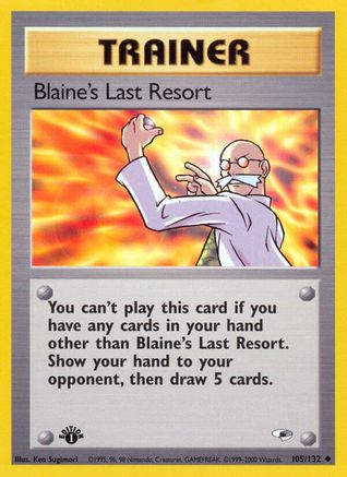 Blaine's Last Resort (G1-105) (1st Edition)