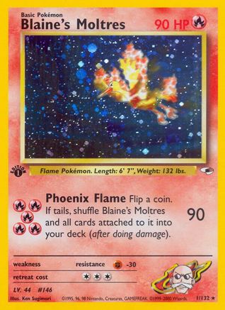 Blaine's Moltres (G1-001) (Unlimited Holofoil)