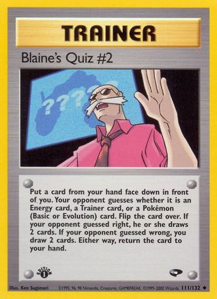 Blaine's Quiz #2 (G2-111) (1st Edition)