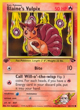Blaine's Vulpix (G2-066) (Unlimited)